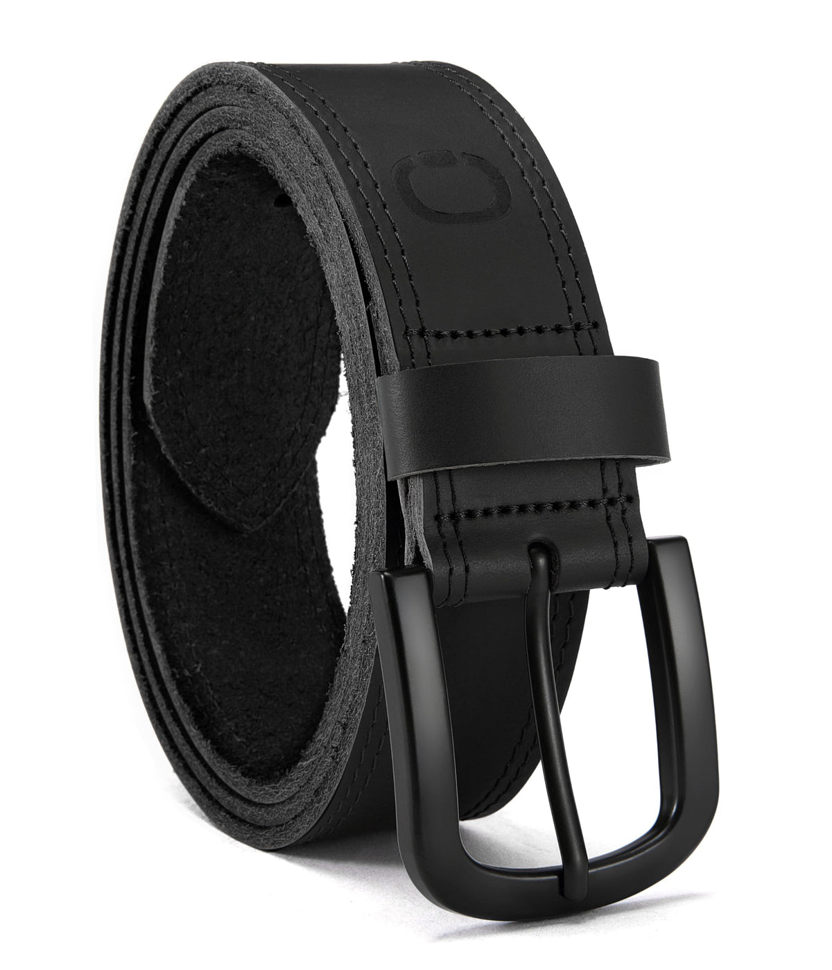 CHAOREN Men's Full-Grain Leather Casual Belt for Jeans