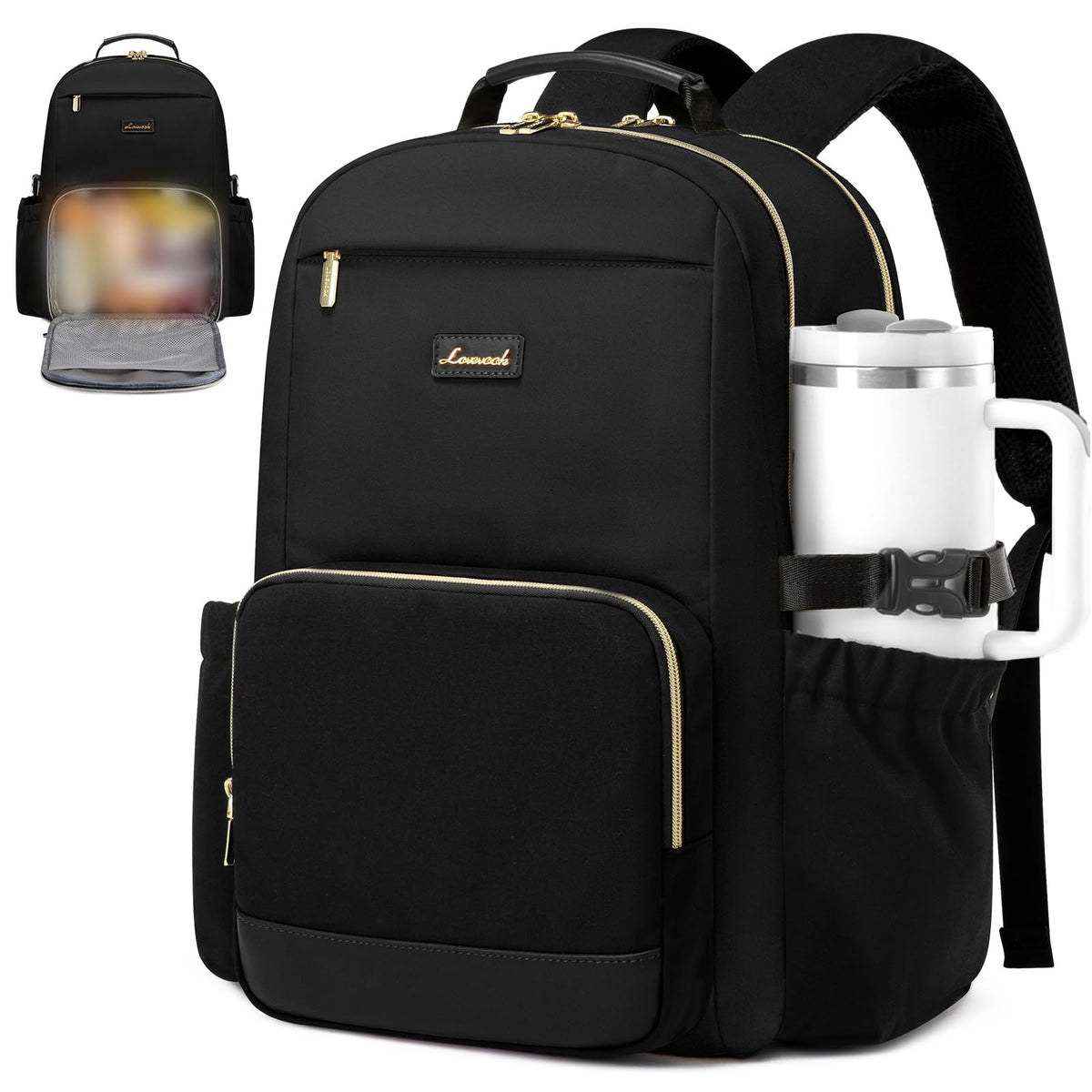 LOVEVOOK Women's Laptop Backpack for Work and Travel