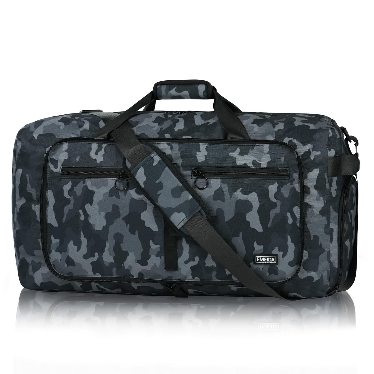 Fmeida 65L Large Travel Duffle Bag for Weekend Trips
