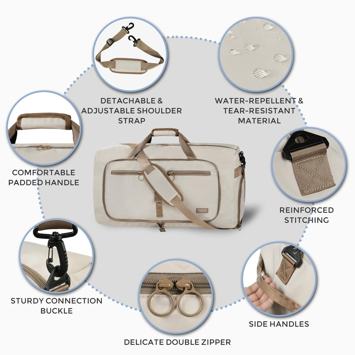 Fmeida 65L Duffle Bag
