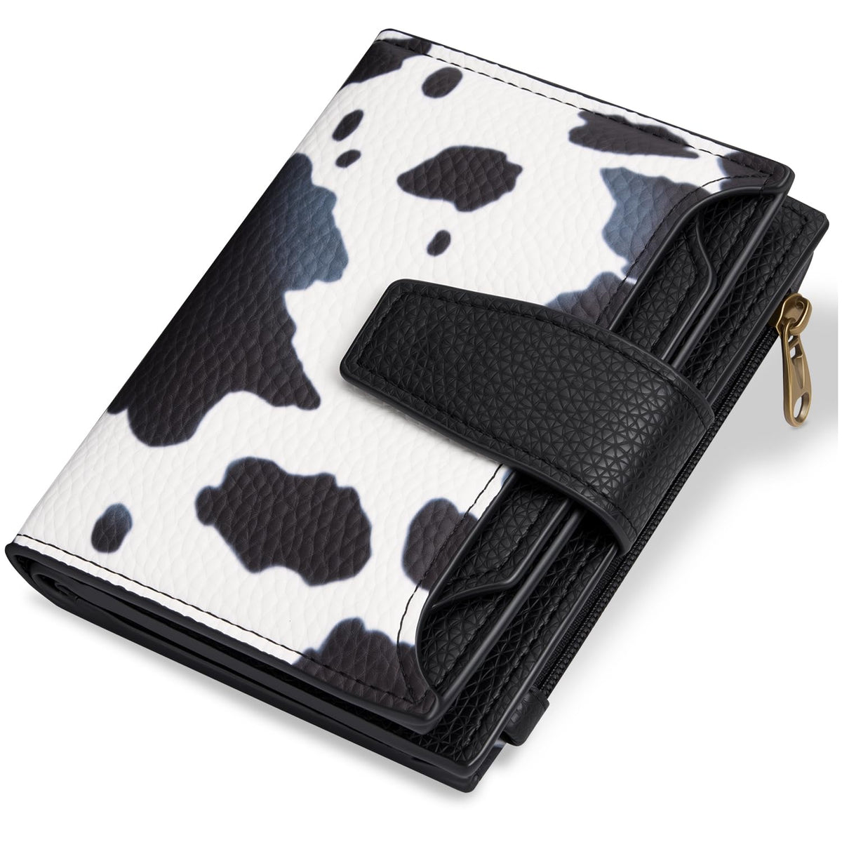 Airkit Women's Compact Leather RFID Bifold Wallet with ID Window