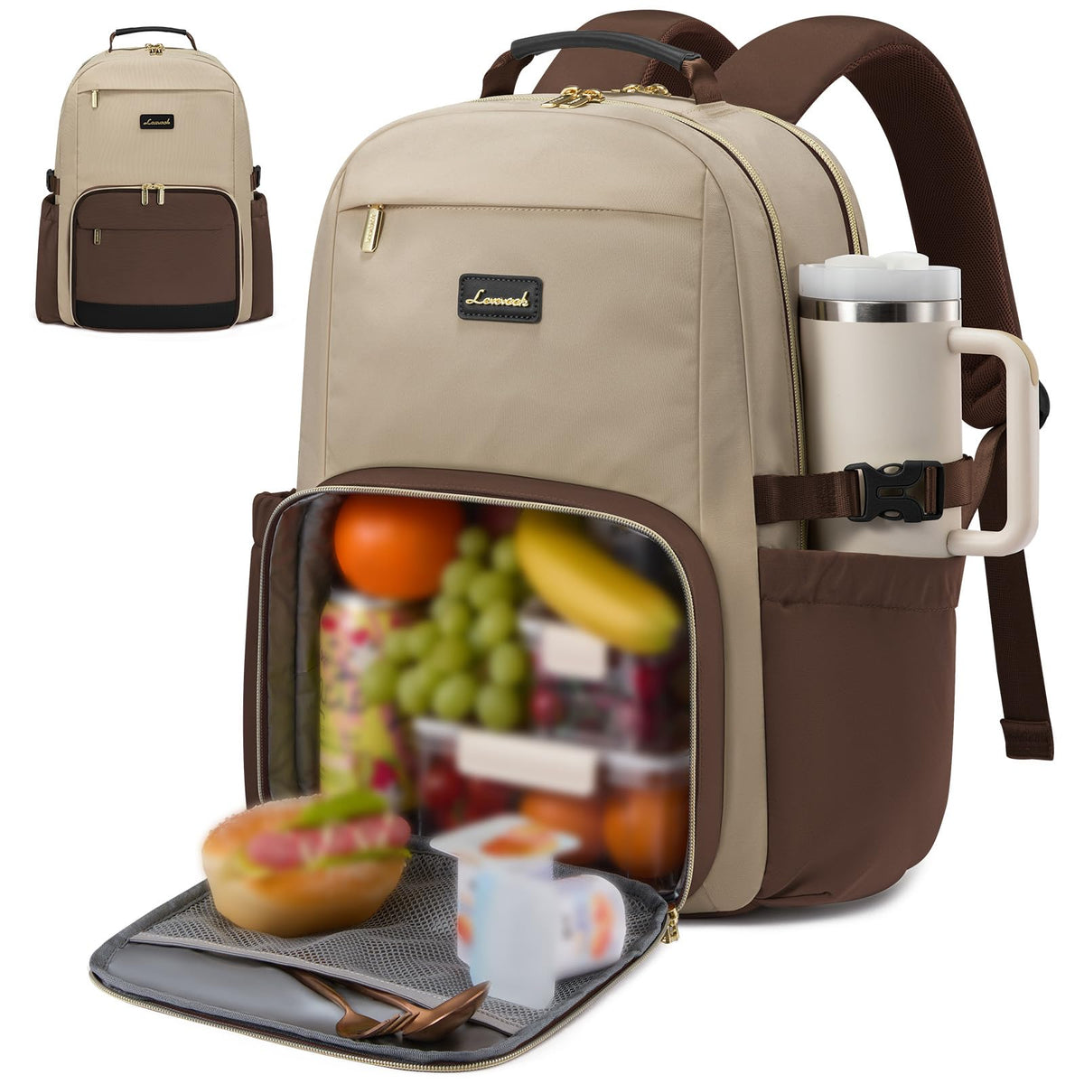 LOVEVOOK Women's Laptop Backpack for Work and Travel