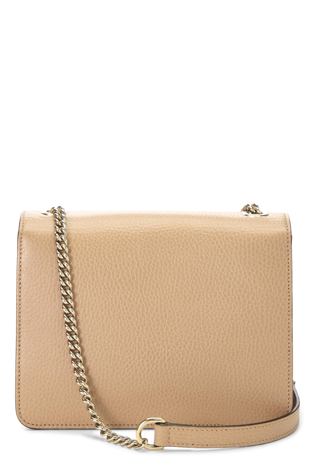 Gucci, Pre-loved Beige Leather Interlocking Crossbody Small, Beige