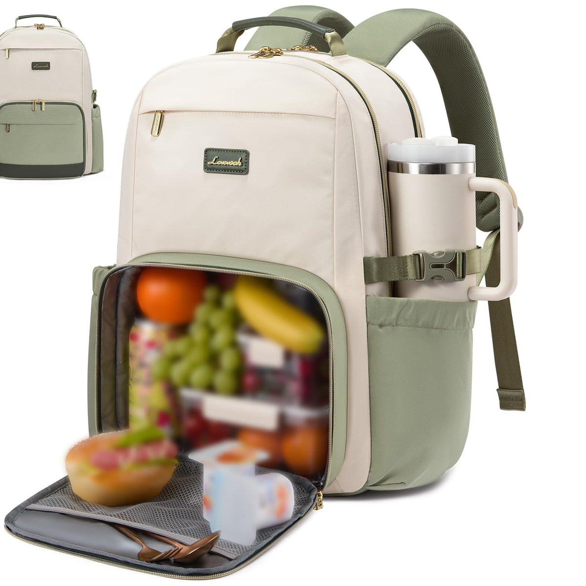 LOVEVOOK Women's Laptop Backpack for Work and Travel