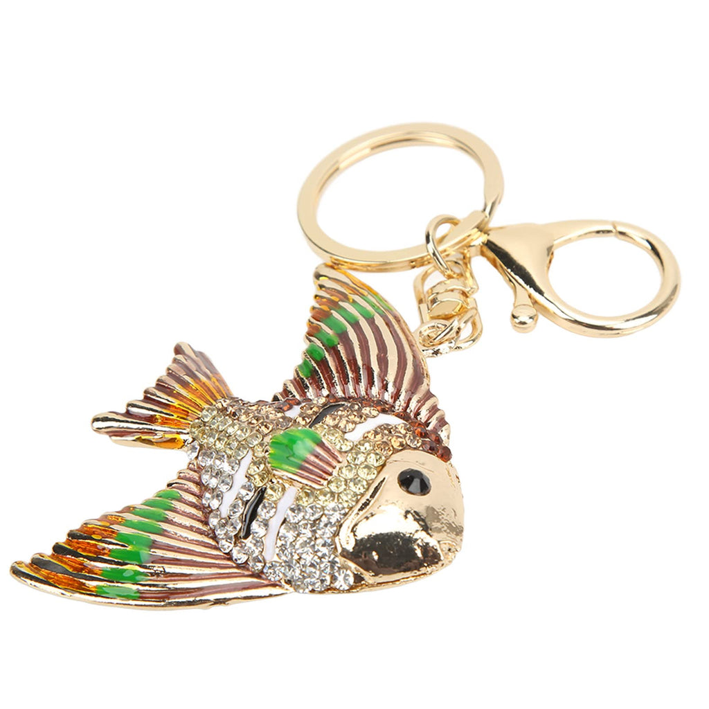 Rhinestone Tropical Fish Keychain Charm for Bags