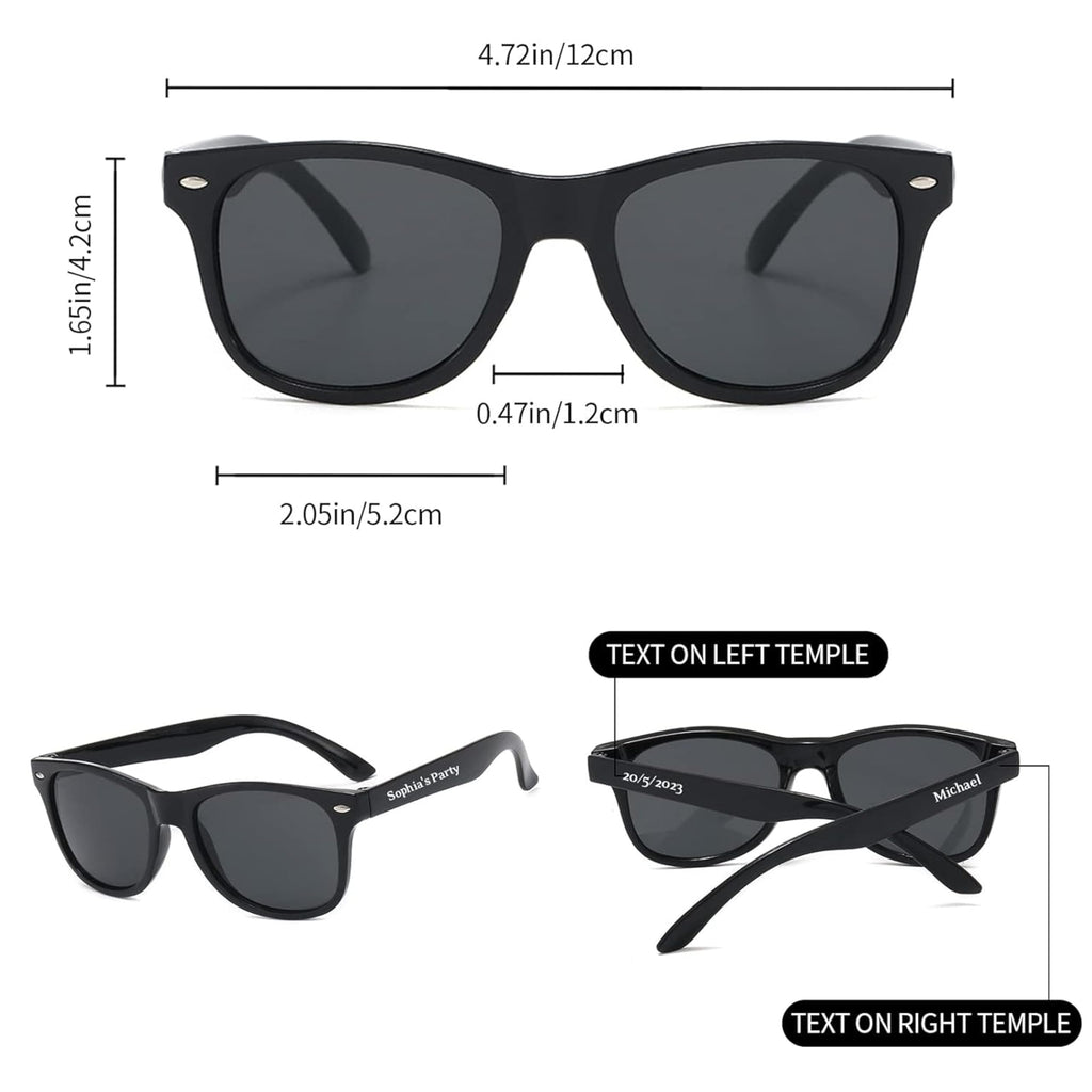 Personalized Custom Sunglasses for Weddings and Party Favors