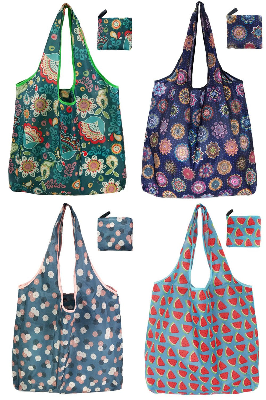 Noilk Reusable Foldable Grocery Tote Bags for Shopping
