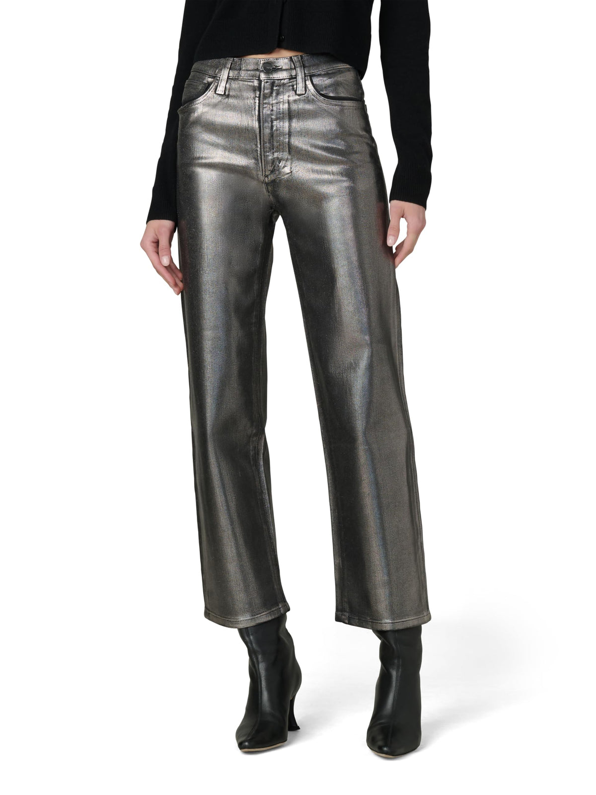 Joe's Womens The Blake High Rise Crop Wide Leg Jean
