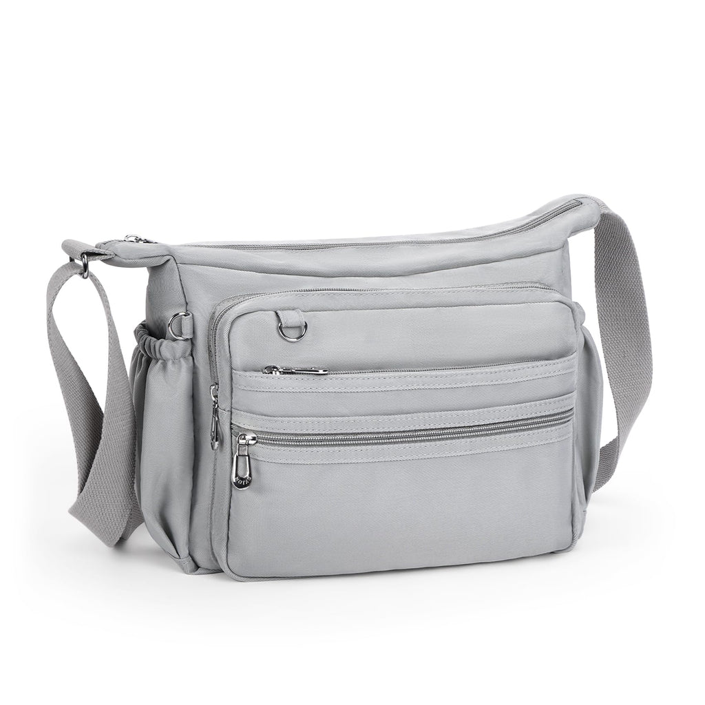 Crossbody Bag for Women Waterproof Shoulder Bag Multi Pockets Nylon Purse