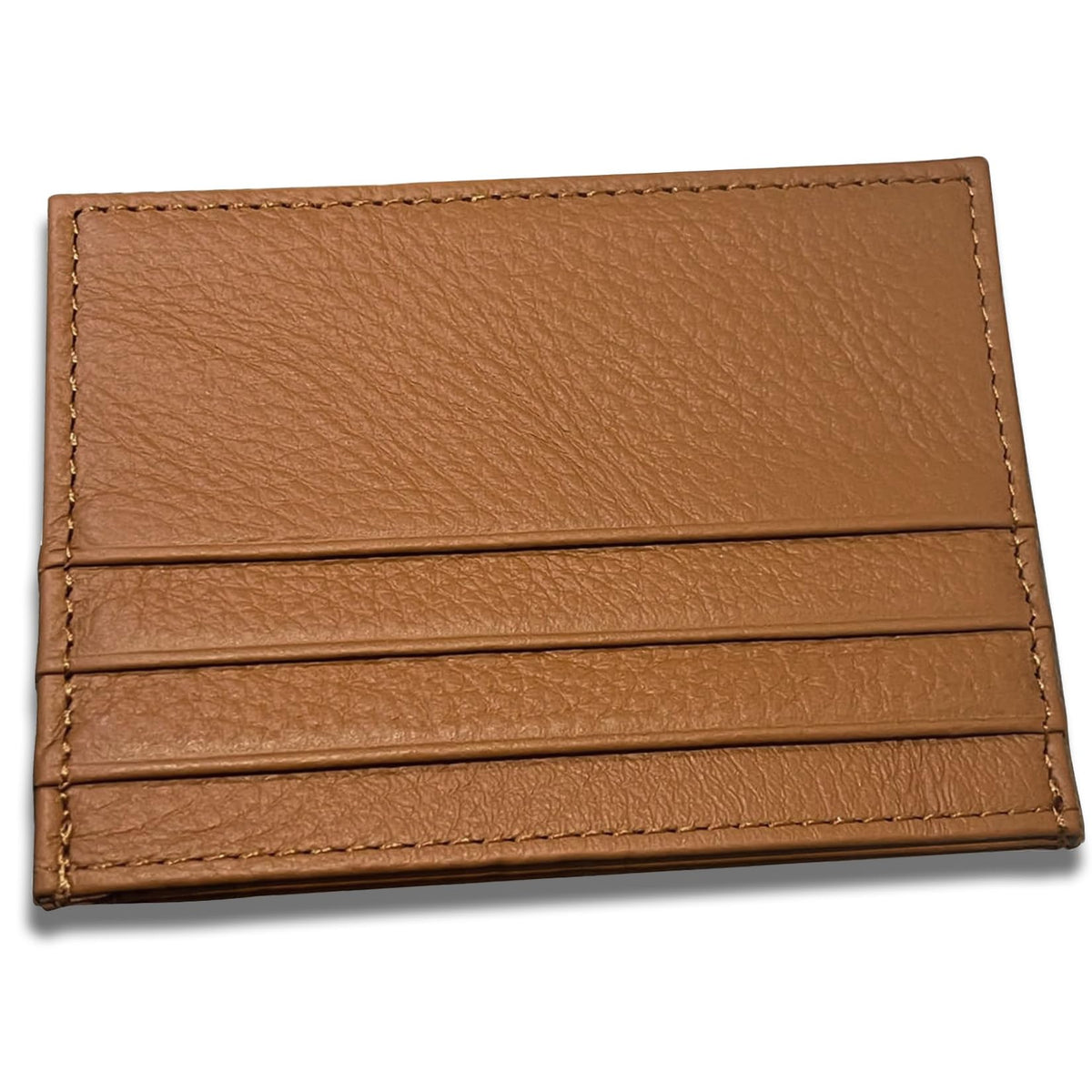 M-Plateau Genuine Leather Slim Card Wallet with 6 Slots