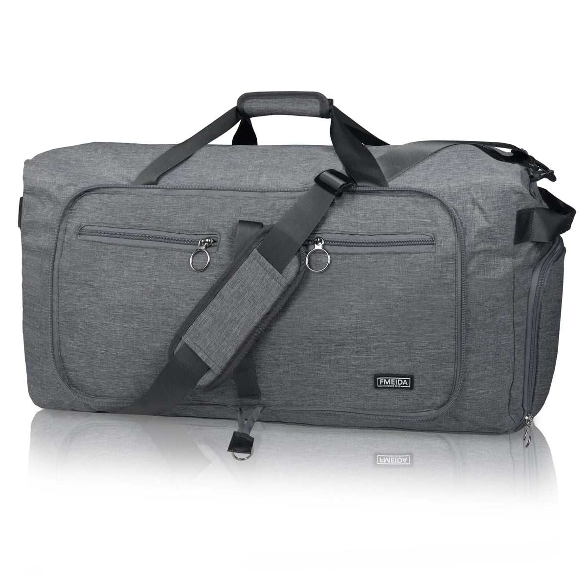 Fmeida 65L Large Travel Duffle Bag for Weekend Trips