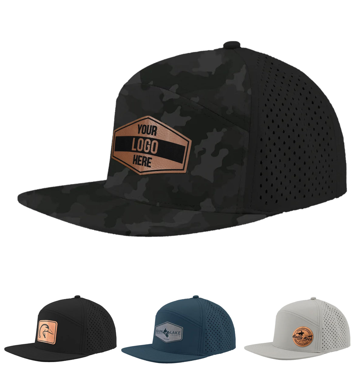 Personalized Logo Patch Trucker Baseball Cap for Men and Women