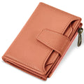 Airkit Women's Compact Leather RFID Bifold Wallet with ID Window