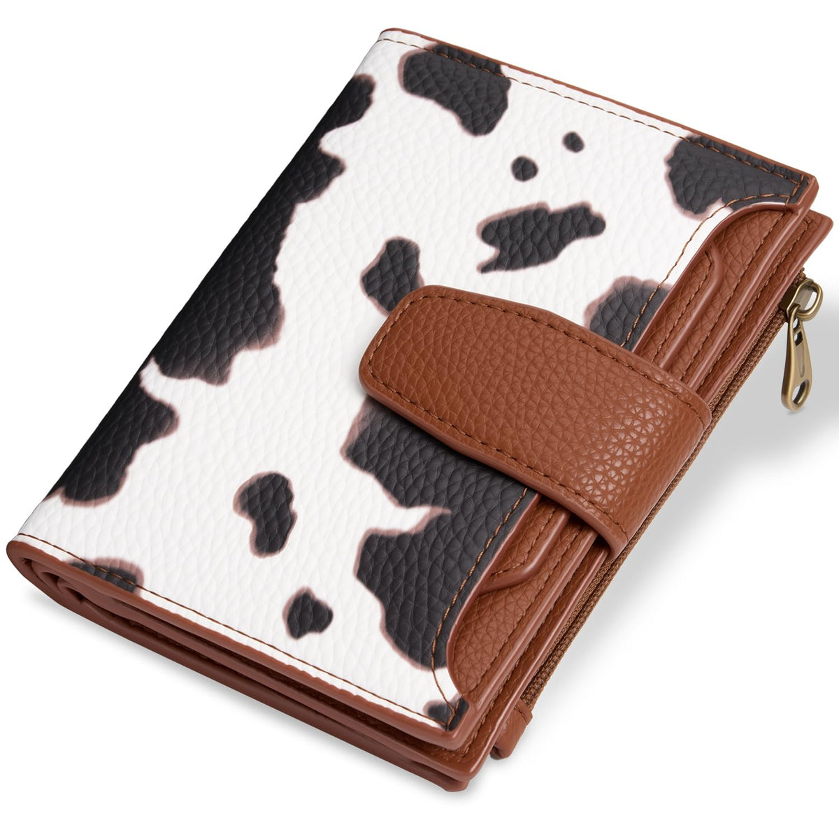 Airkit Women's Compact Leather RFID Bifold Wallet with ID Window