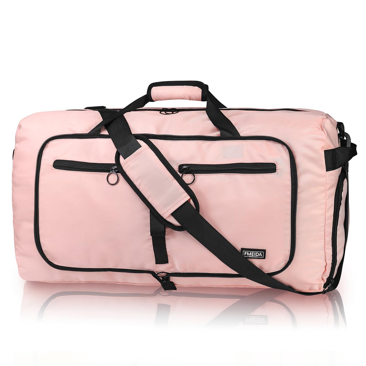 Fmeida 65L Large Travel Duffle Bag for Weekend Trips