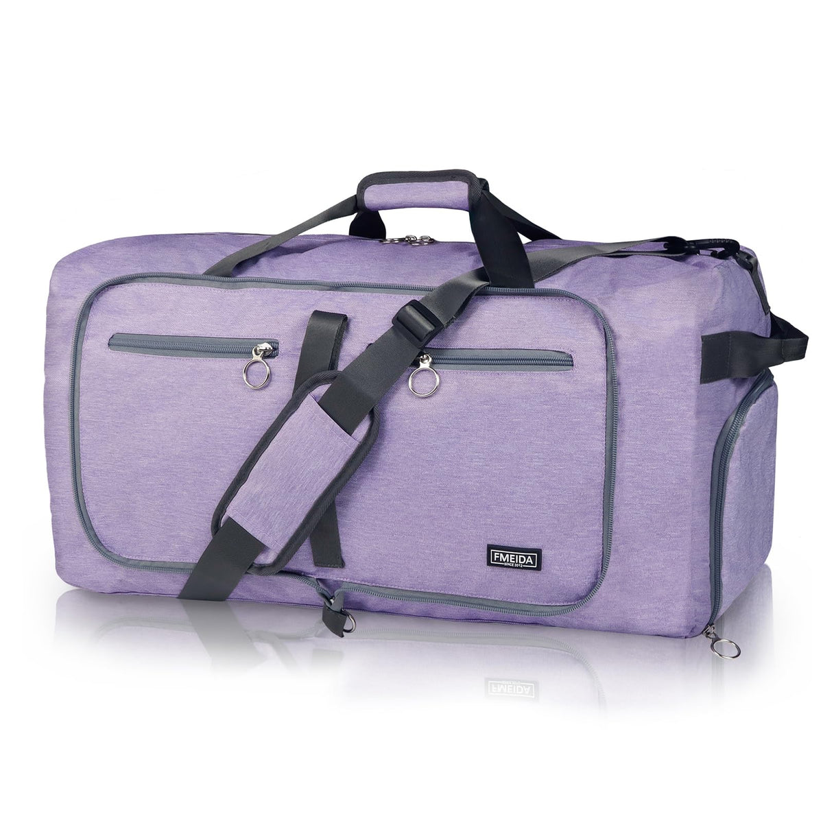 Fmeida 65L Large Travel Duffle Bag for Weekend Trips