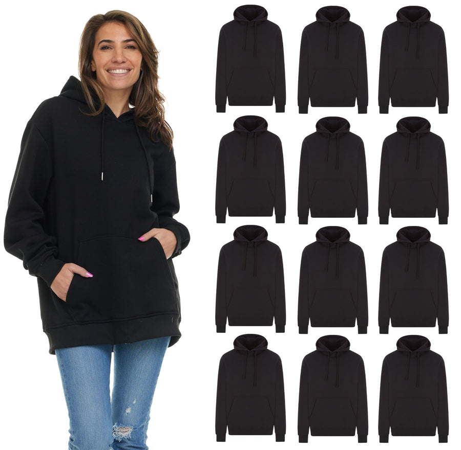 BILLIONHATS Women's Oversized Cotton Blend Hoodie Pack