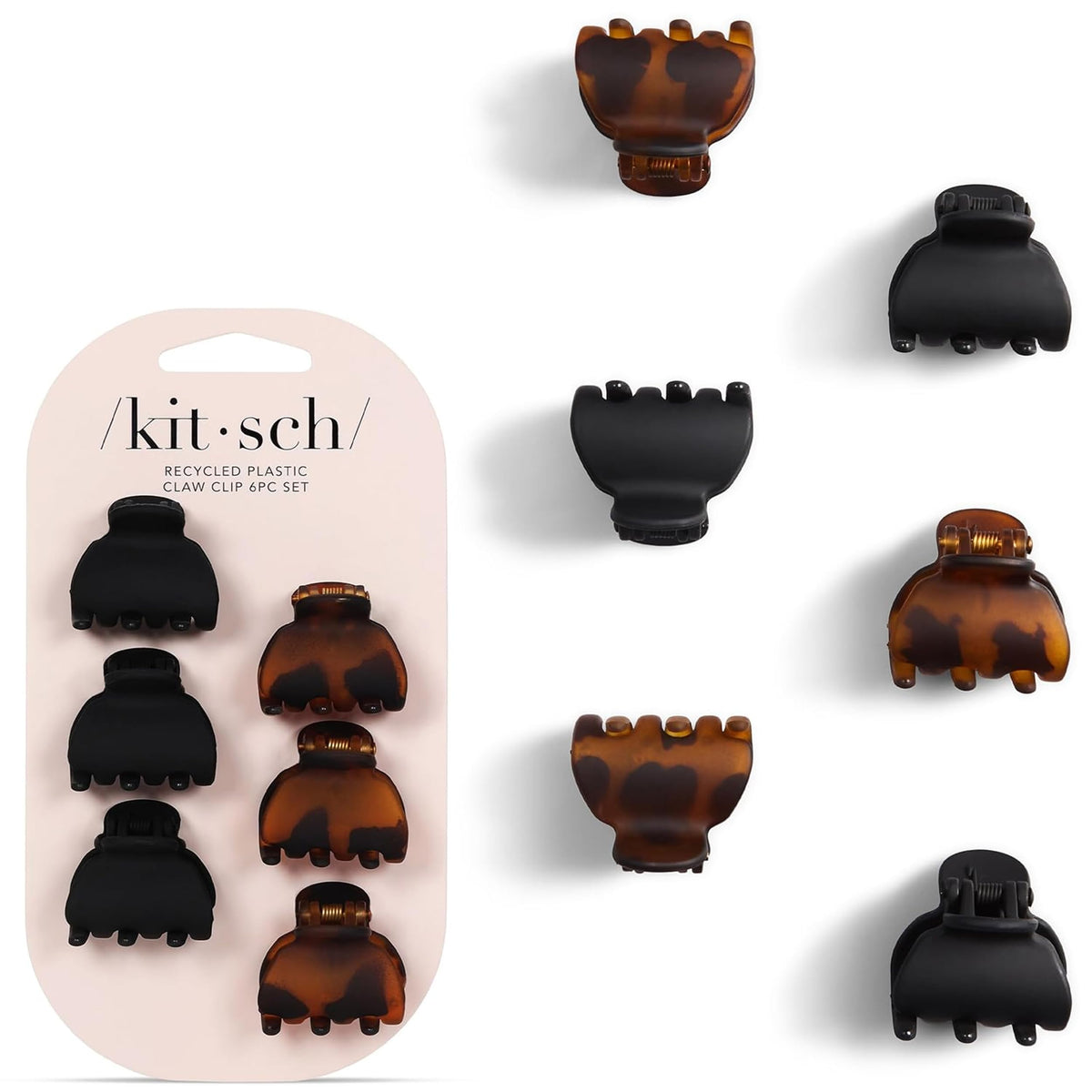 Kitsch Eco-Friendly Medium Claw Hair Clips for Women