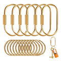 12-Pack Braided Nylon Paracord Keychain Charms for Bags