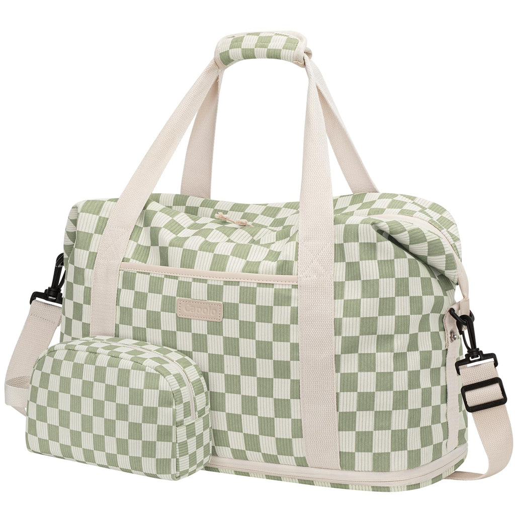Capolo Expandable Travel Duffle Bag Weekender Overnight Bags for Women Men