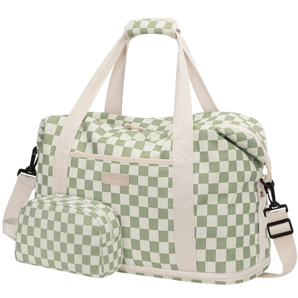 Capolo Expandable Travel Duffle Bag Weekender Overnight Bags for Women Men
