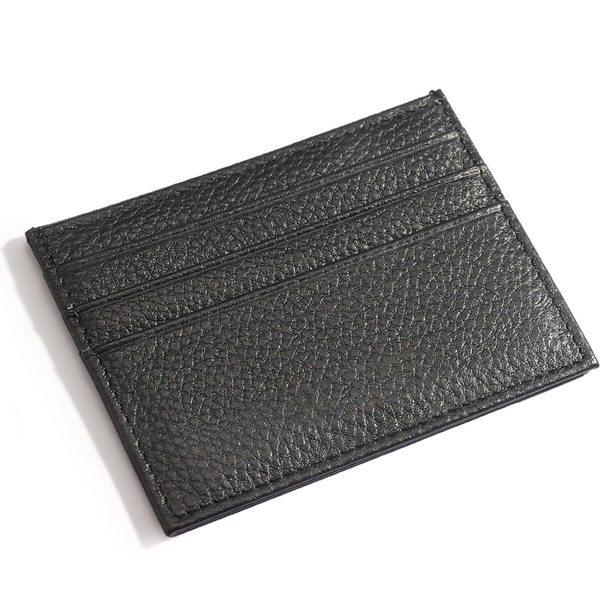 M-Plateau Genuine Leather Slim Card Wallet with 6 Slots