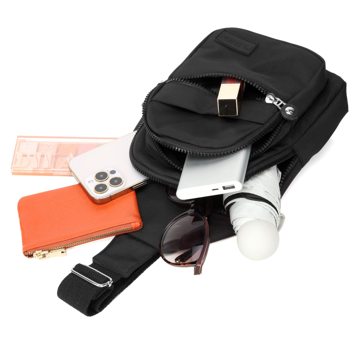 Banelu Small Sling Backpack Crossbody Bags for Women Men, Sling Bag Cross Body Bag Fanny Packs Crossbody Purses