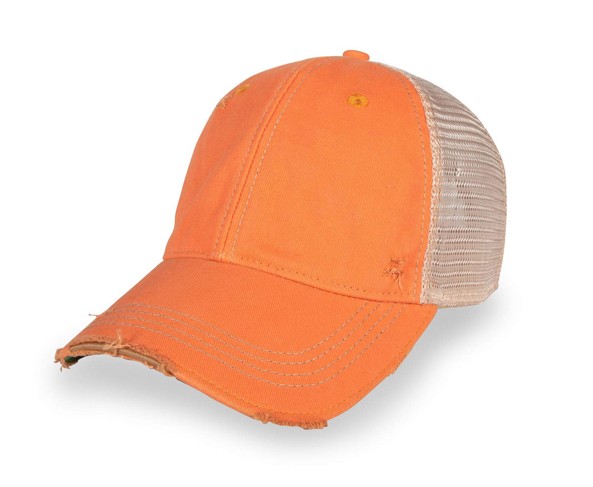 YPO Rhino Vintage Distressed Mesh Back Snapback Cap