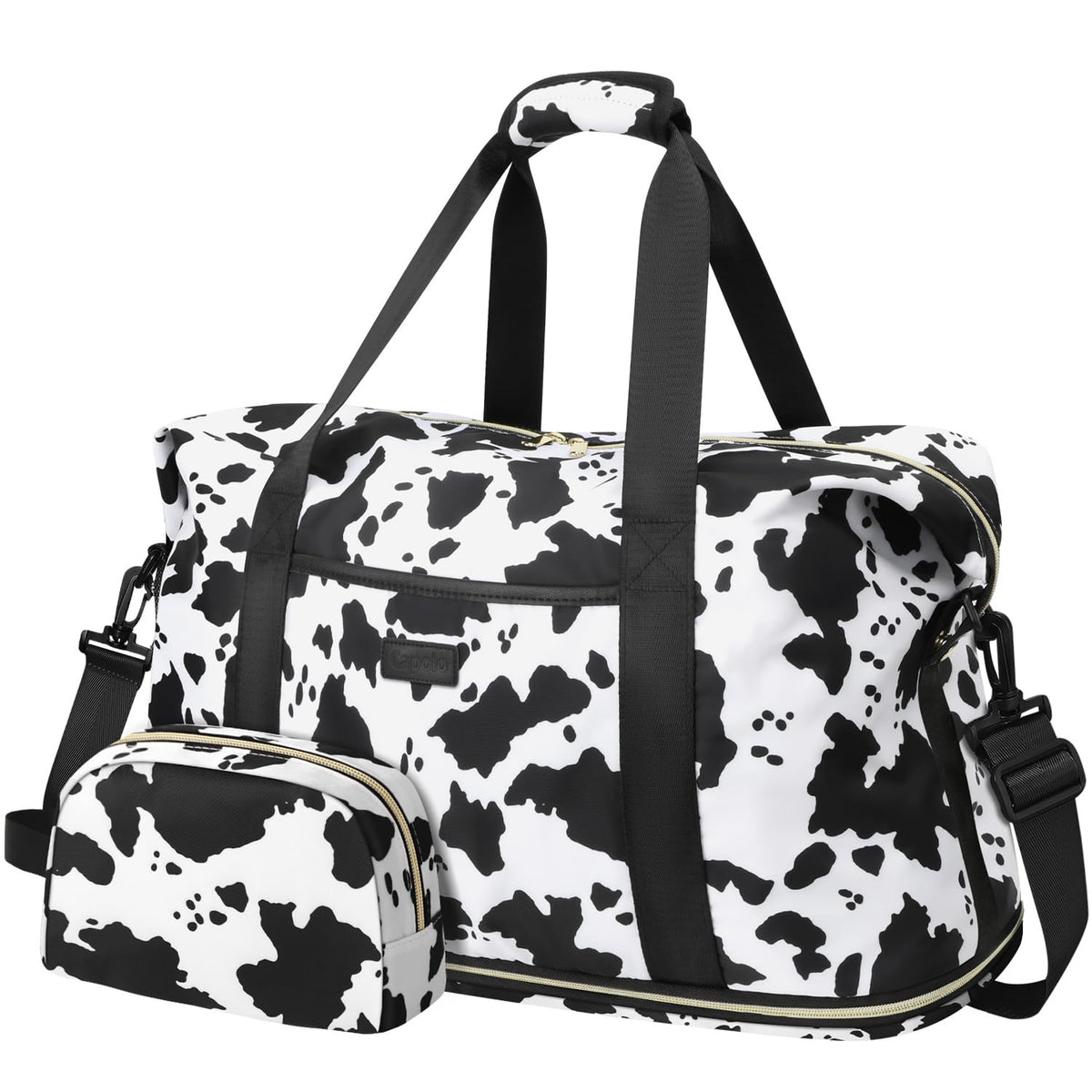 Capolo Expandable Travel Duffle Bag Weekender Overnight Bags for Women Men