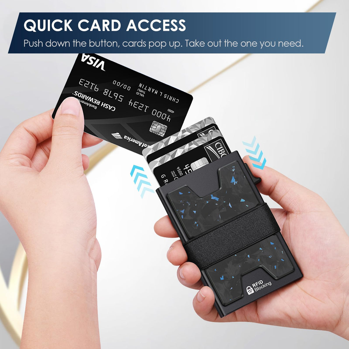 AUTLEY Slim Card Wallet for Men with Compact Everyday Design