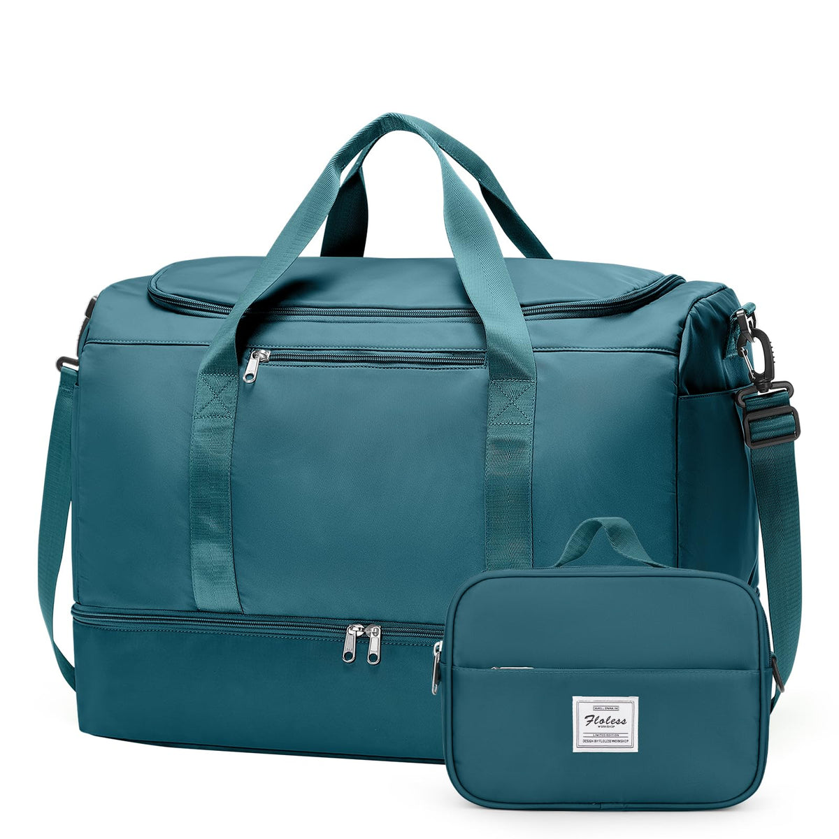 Large Carry-On Weekender Duffle Bag with Shoe Compartment