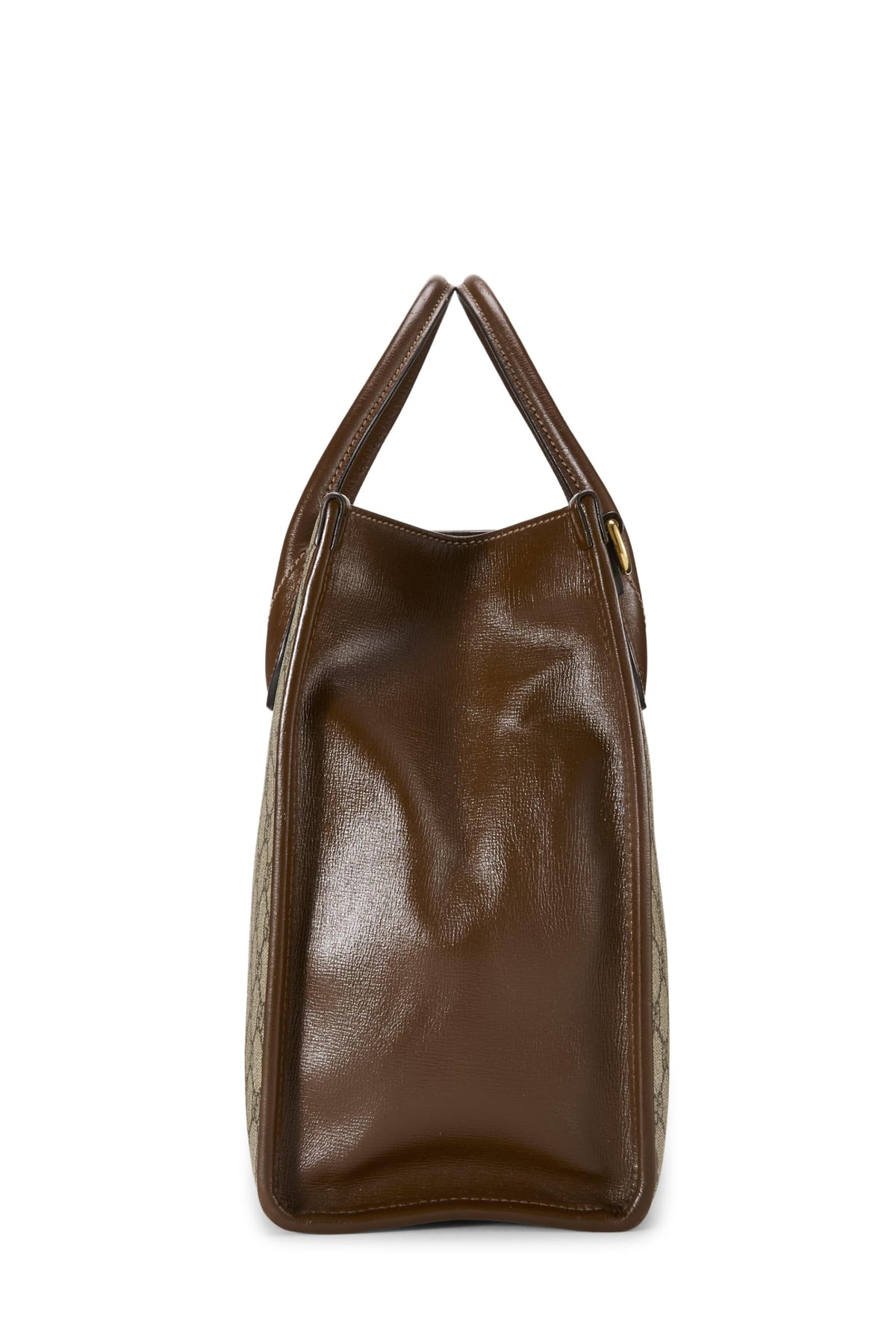 Gucci, Pre-loved Brown GG Supreme Canvas Tote Small, Brown