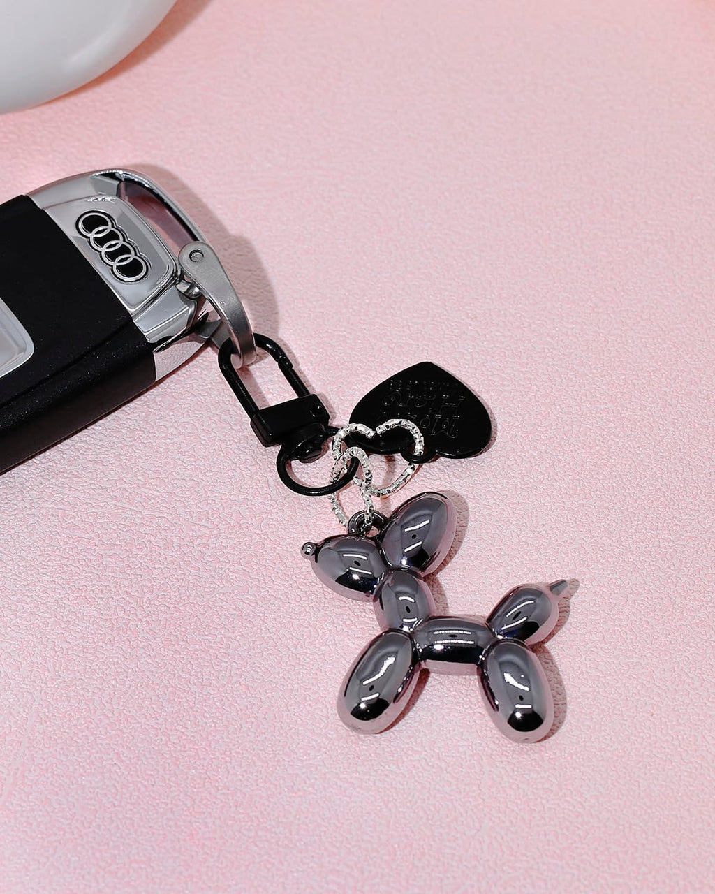 4-Piece Cherry Keychain Charms for Handbags and Purses