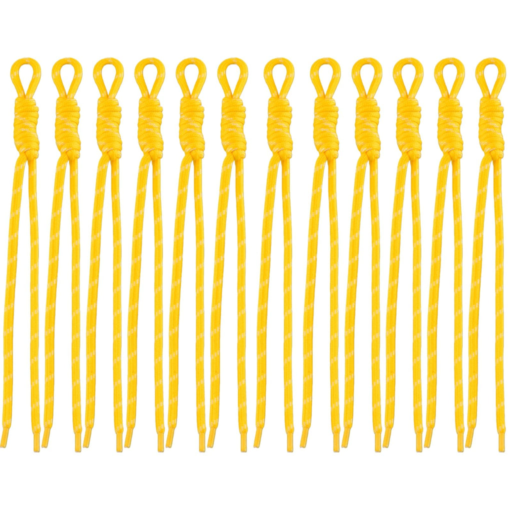 12-Piece Braided Nylon Paracord Keychain Charms for Bags