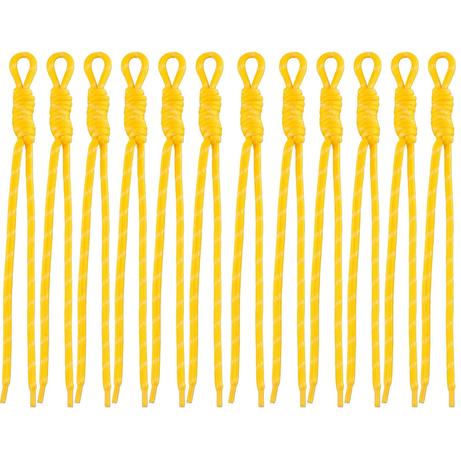 12-Piece Braided Nylon Paracord Keychain Charms for Bags