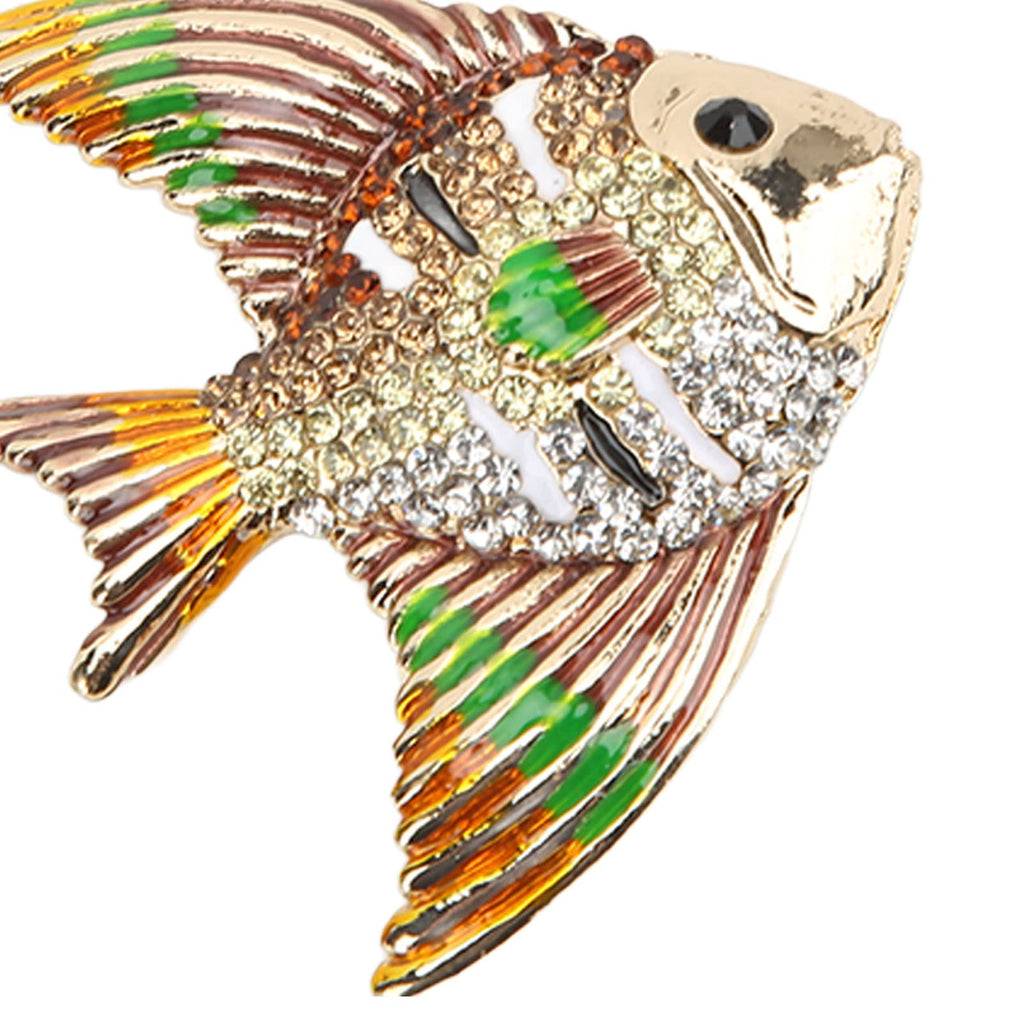 Rhinestone Tropical Fish Keychain Charm for Bags