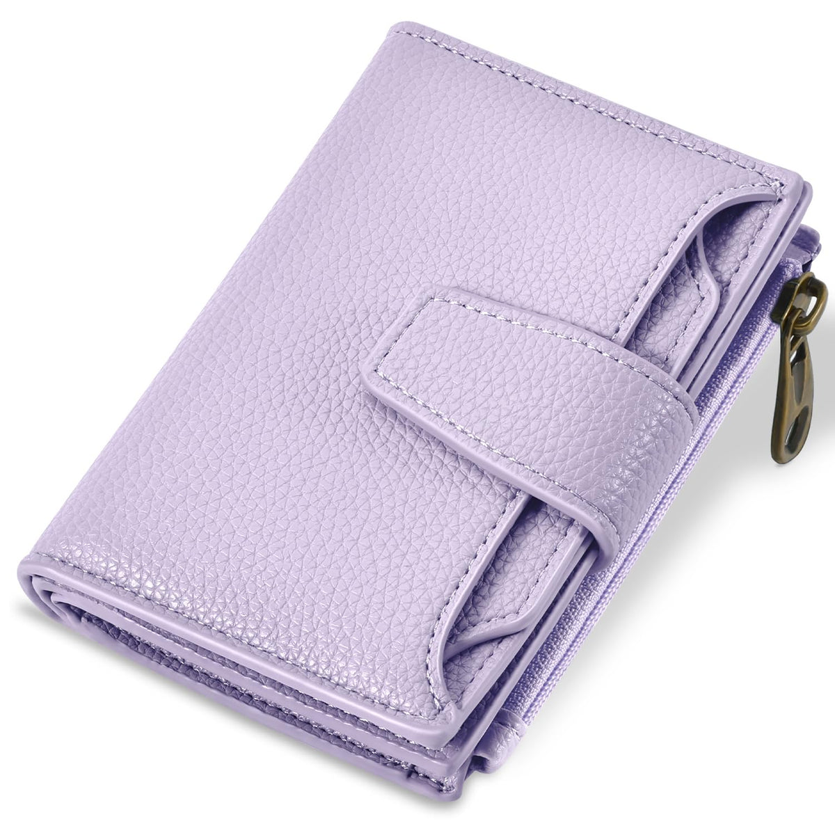 Airkit Women's Compact Leather RFID Bifold Wallet with ID Window