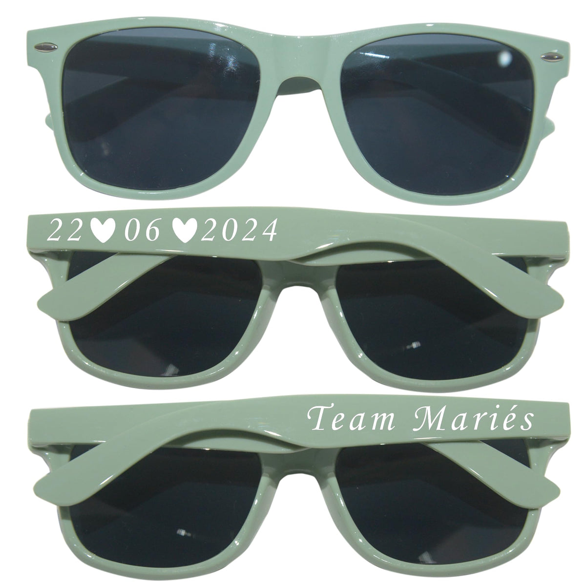 Personalized Custom Sunglasses for Weddings and Party Favors