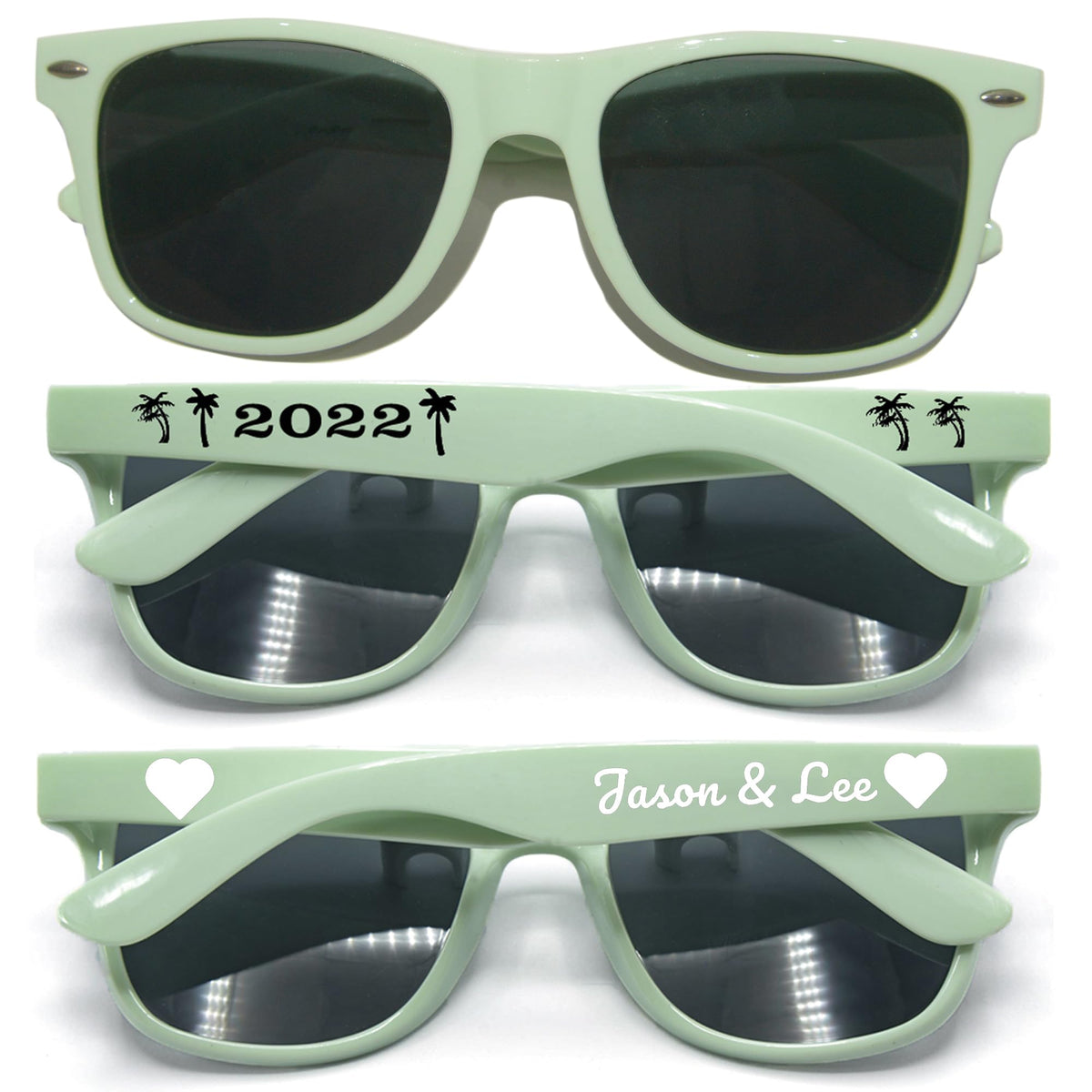 Personalized Custom Sunglasses for Weddings and Party Favors