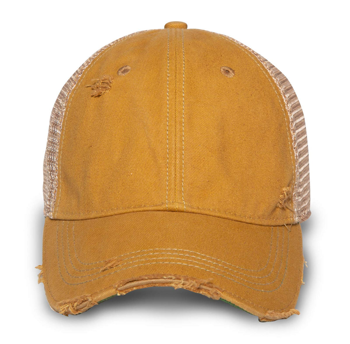 YPO Rhino Vintage Distressed Mesh Back Snapback Cap