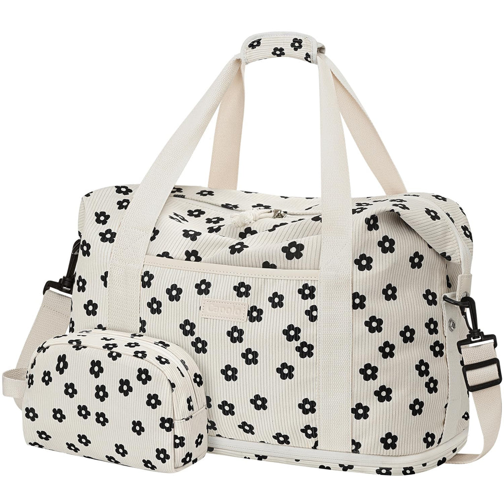 Capolo Expandable Travel Duffle Bag Weekender Overnight Bags for Women Men