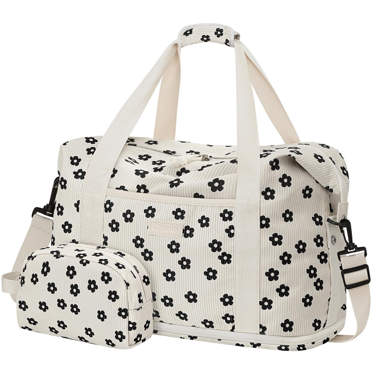 Capolo Expandable Travel Duffle Bag Weekender Overnight Bags for Women Men