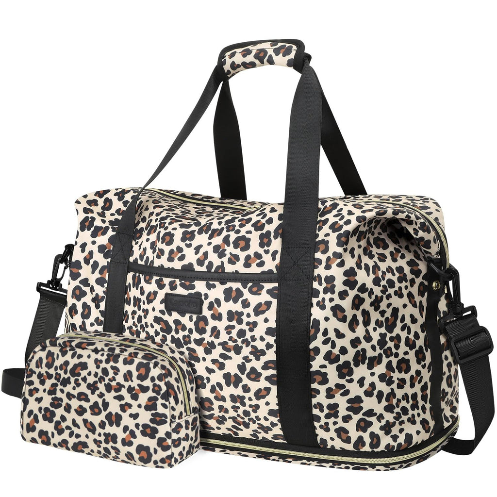 Capolo Expandable Travel Duffle Bag Weekender Overnight Bags for Women Men