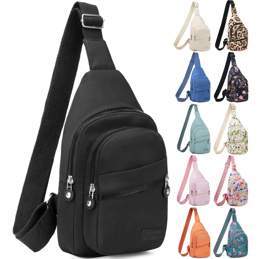 Banelu Small Sling Crossbody Backpack for Women and Men