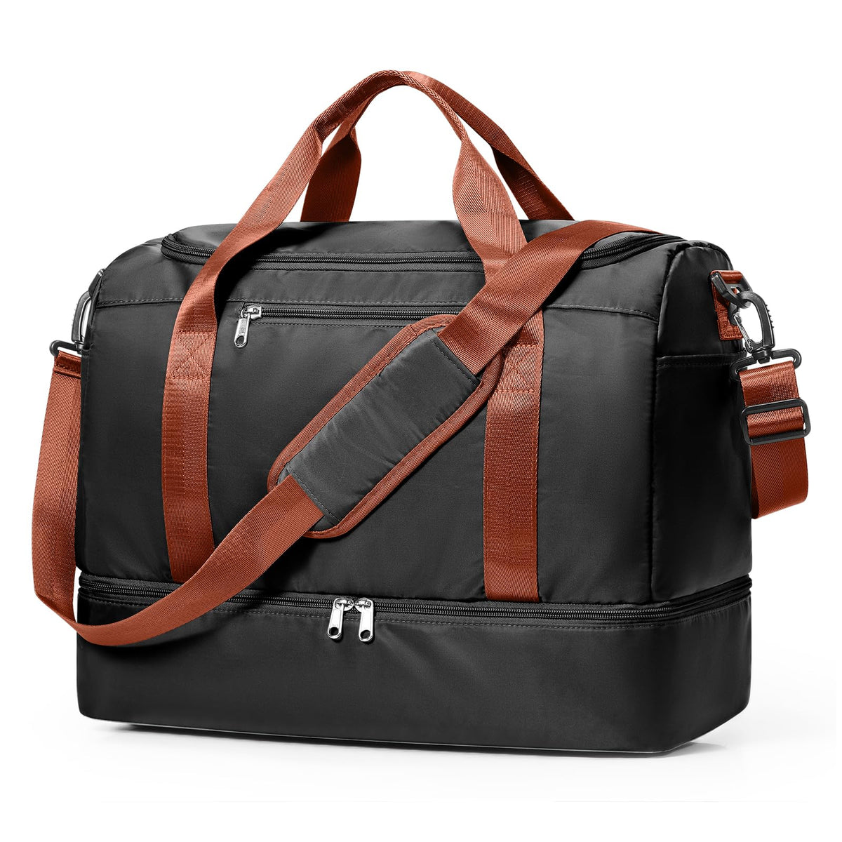 Large Carry-On Weekender Duffle Bag with Shoe Compartment