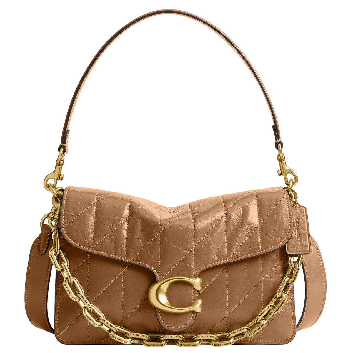 COACH Chain Tabby Shoulder Bag with Signature Hardware