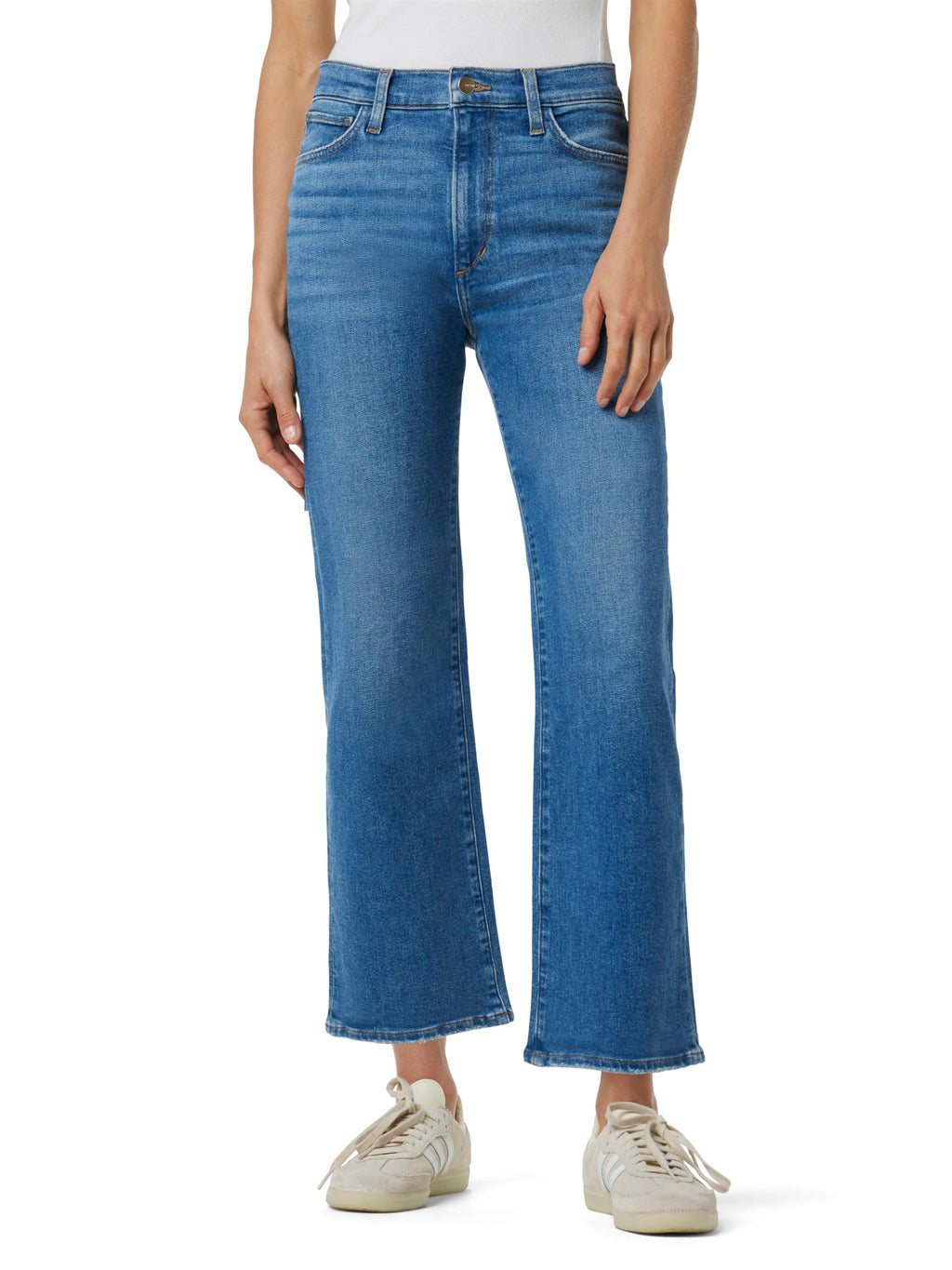 Joe's Womens The Blake High Rise Crop Wide Leg Jean