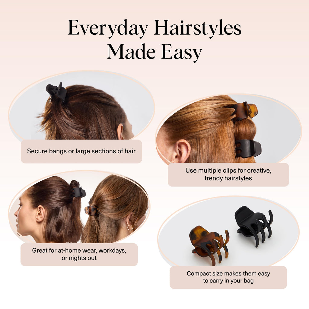 Kitsch Eco-Friendly Medium Claw Hair Clips for Women