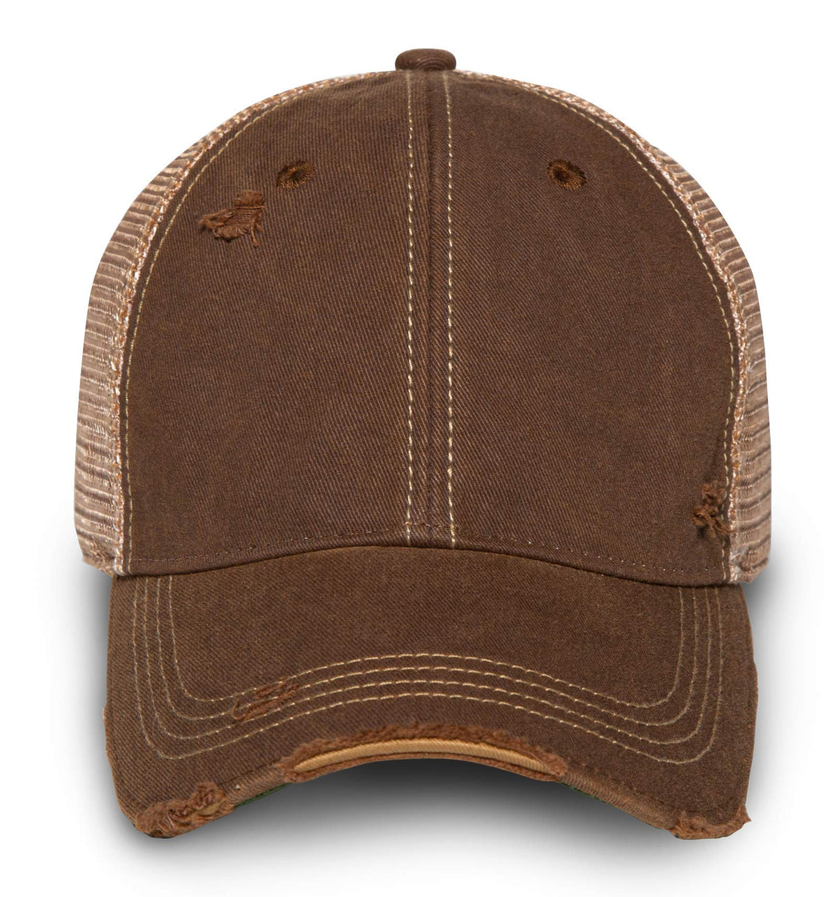 YPO Rhino Vintage Distressed Mesh Back Snapback Cap