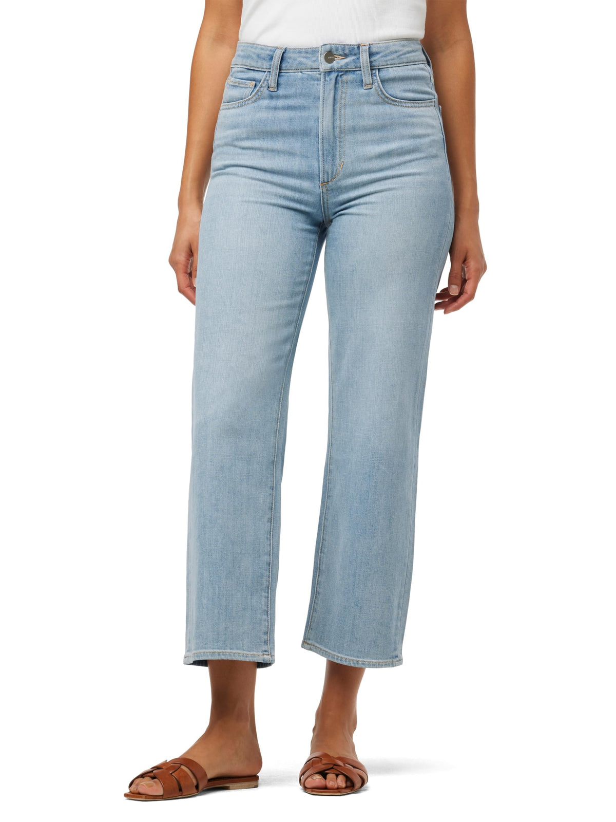 Joe's Womens The Blake High Rise Crop Wide Leg Jean